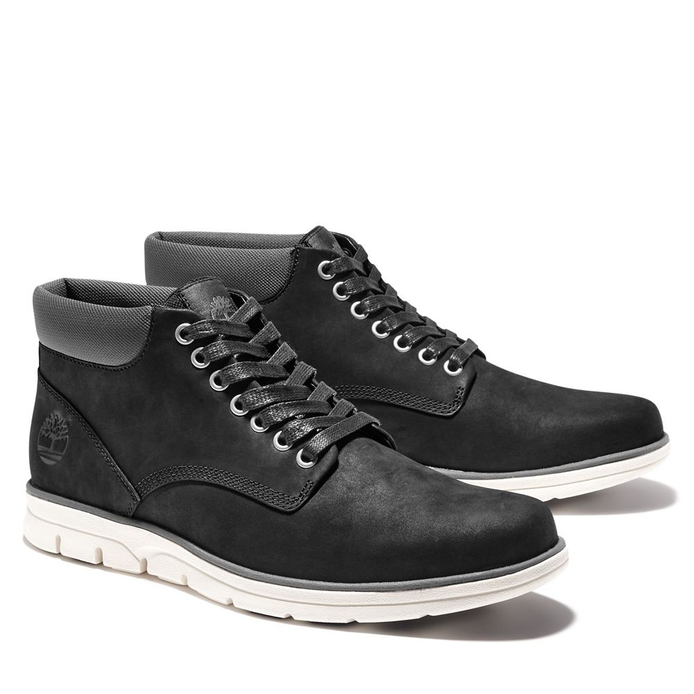 Timberland Chukka Μποτακια Ανδρικα Μαυρα - Bradstreet Δερματινα Sneaker - Greece 8925340-CL